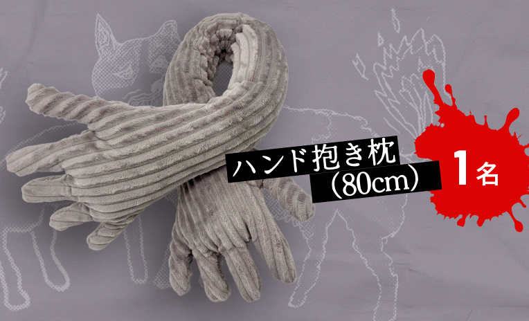 ハンド抱き枕（80cm）1名